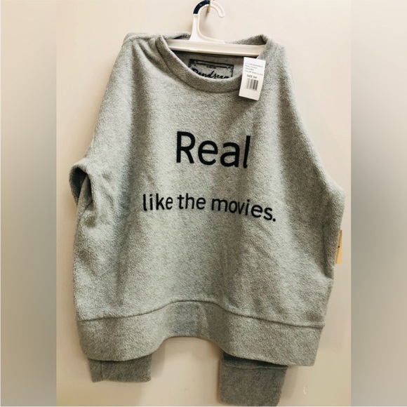 NWT REVOLVE Daydream Nation Real Couch Crasher Fleece Black/Gray Size Medium - Picture 2 of 7